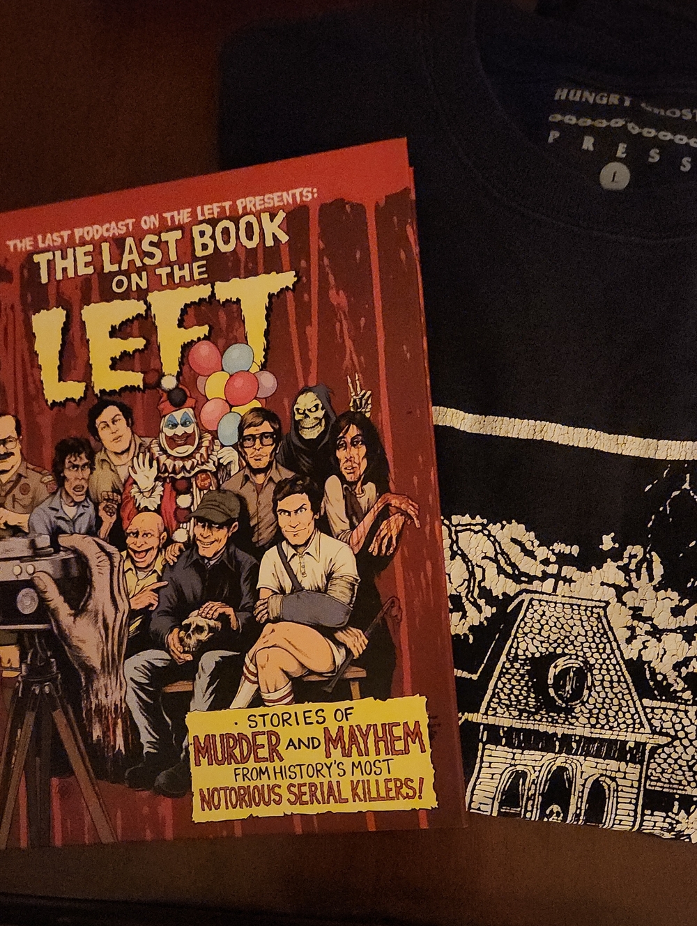 Last Podcast on the Left Book and Shirt Bundle